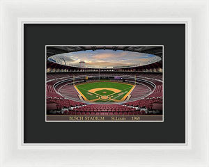 Busch Stadium 1968 - Framed Print