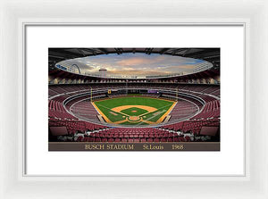 Busch Stadium 1968 - Framed Print