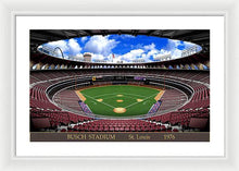 Load image into Gallery viewer, Busch Stadium 1976 - Framed Print
