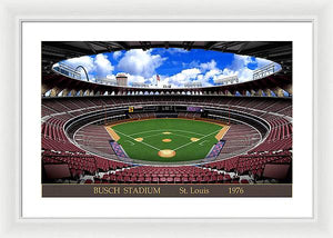 Busch Stadium 1976 - Framed Print