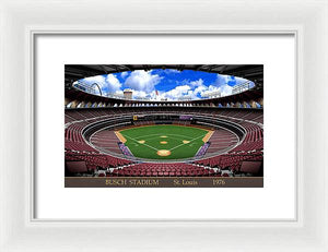 Busch Stadium 1976 - Framed Print