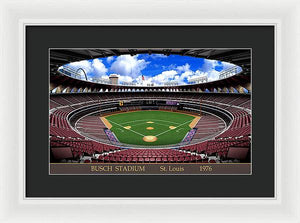 Busch Stadium 1976 - Framed Print