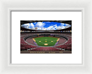 Busch Stadium 1976 - Framed Print