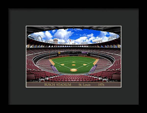 Busch Stadium 1976 - Framed Print