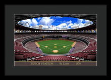 Load image into Gallery viewer, Busch Stadium 1976 - Framed Print
