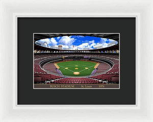 Busch Stadium 1976 - Framed Print