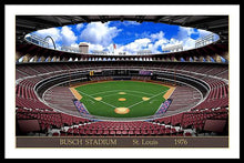 Load image into Gallery viewer, Busch Stadium 1976 - Framed Print
