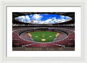 Busch Stadium 1976 - Framed Print