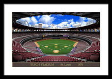 Load image into Gallery viewer, Busch Stadium 1976 - Framed Print
