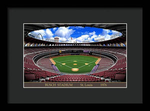 Busch Stadium 1976 - Framed Print