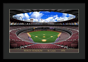 Busch Stadium 1976 - Framed Print