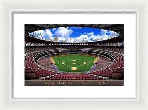 Busch Stadium 1976 - Framed Print