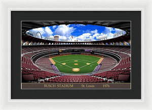 Busch Stadium 1976 - Framed Print