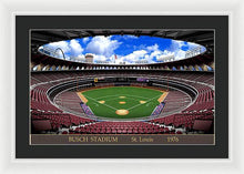 Load image into Gallery viewer, Busch Stadium 1976 - Framed Print
