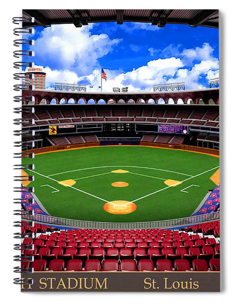 Busch Stadium 1977 - Spiral Notebook