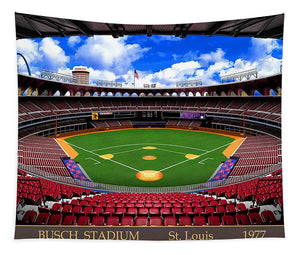 Busch Stadium 1977 - Tapestry