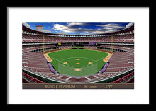 Load image into Gallery viewer, Busch Stadium 1977 - Framed Print
