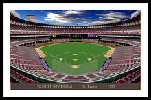 Load image into Gallery viewer, Busch Stadium 1977 - Framed Print
