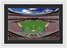 Load image into Gallery viewer, Busch Stadium 1977 - Framed Print
