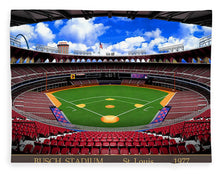 Load image into Gallery viewer, Busch Stadium 1977 - Blanket
