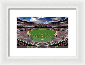 Busch Stadium 1977 - Framed Print