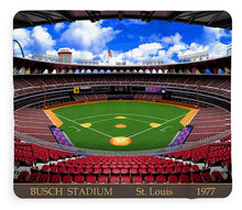 Load image into Gallery viewer, Busch Stadium 1977 - Blanket
