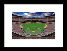 Load image into Gallery viewer, Busch Stadium 1977 - Framed Print
