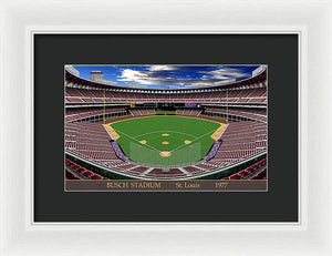 Busch Stadium 1977 - Framed Print