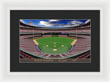 Load image into Gallery viewer, Busch Stadium 1977 - Framed Print
