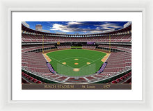 Load image into Gallery viewer, Busch Stadium 1977 - Framed Print
