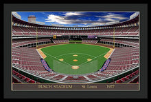 Load image into Gallery viewer, Busch Stadium 1977 - Framed Print
