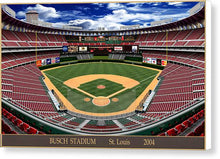 Load image into Gallery viewer, Busch Stadium 2004 - Canvas Print
