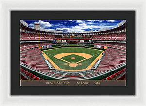 Busch Stadium 2004 - Framed Print