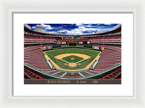 Busch Stadium 2004 - Framed Print