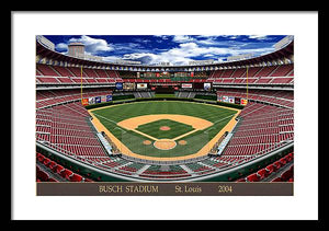 Busch Stadium 2004 - Framed Print