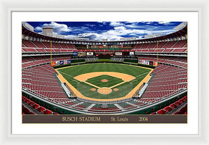 Busch Stadium 2004 - Framed Print