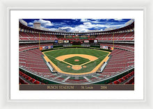 Load image into Gallery viewer, Busch Stadium 2004 - Framed Print
