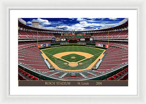 Busch Stadium 2004 - Framed Print