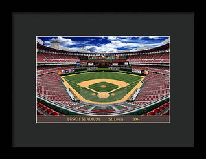 Busch Stadium 2004 - Framed Print