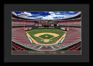 Busch Stadium 2004 - Framed Print