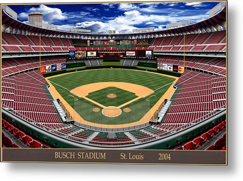 Busch Stadium 2004 - Metal Print