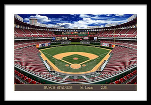 Busch Stadium 2004 - Framed Print