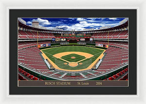 Busch Stadium 2004 - Framed Print