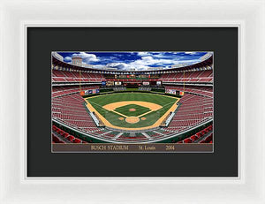 Busch Stadium 2004 - Framed Print