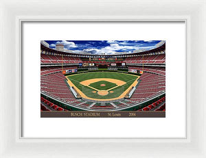 Busch Stadium 2004 - Framed Print