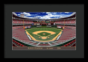 Busch Stadium 2004 - Framed Print