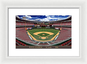 Busch Stadium 2004 - Framed Print