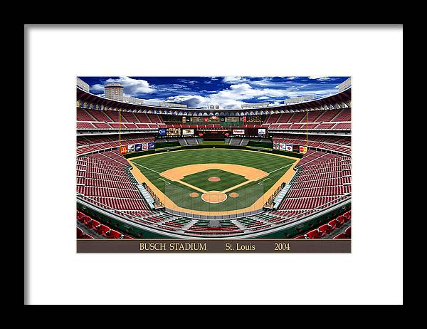 Busch Stadium 2004 - Framed Print