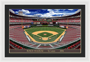 Busch Stadium 2004 - Framed Print