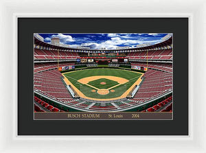 Busch Stadium 2004 - Framed Print